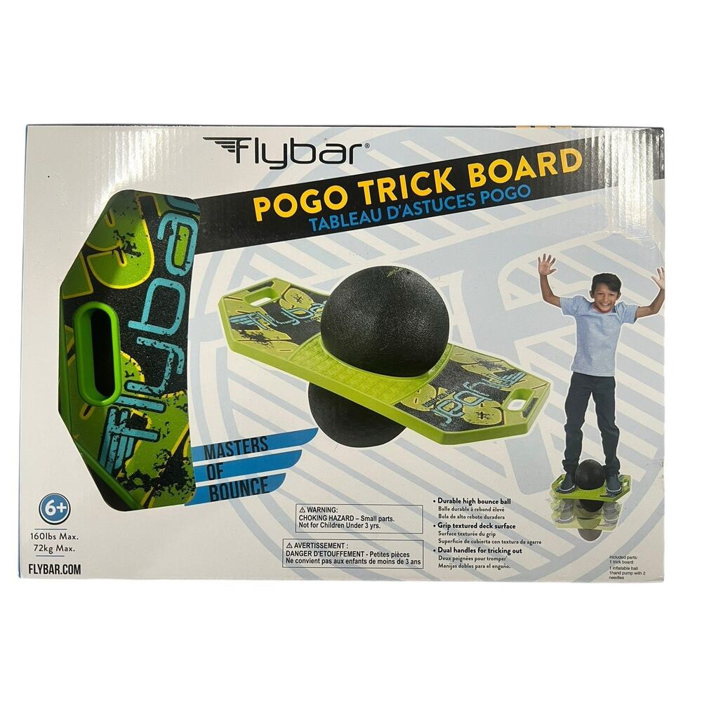 Flybar Pogo Trick Board “Masters Of the bounce” Age 6+ NEW